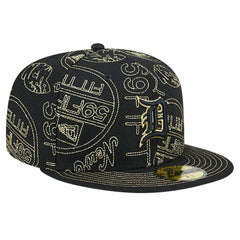 Detroit Tigers 59FIFTY Day Allover Fitted Hat - Black | New Era
