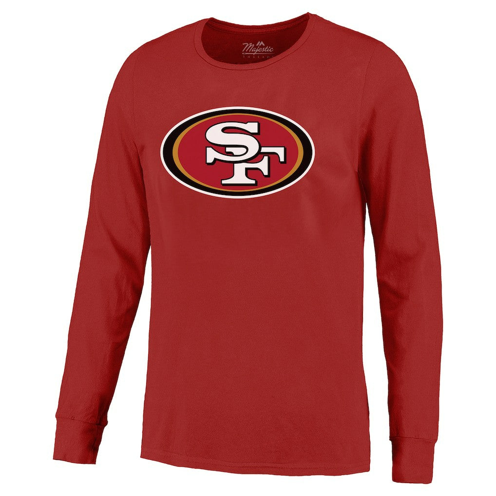 Brock Purdy San Francisco 49ers Majestic Threads Name & Number Long Sleeve T-Shirt - Scarlet sale