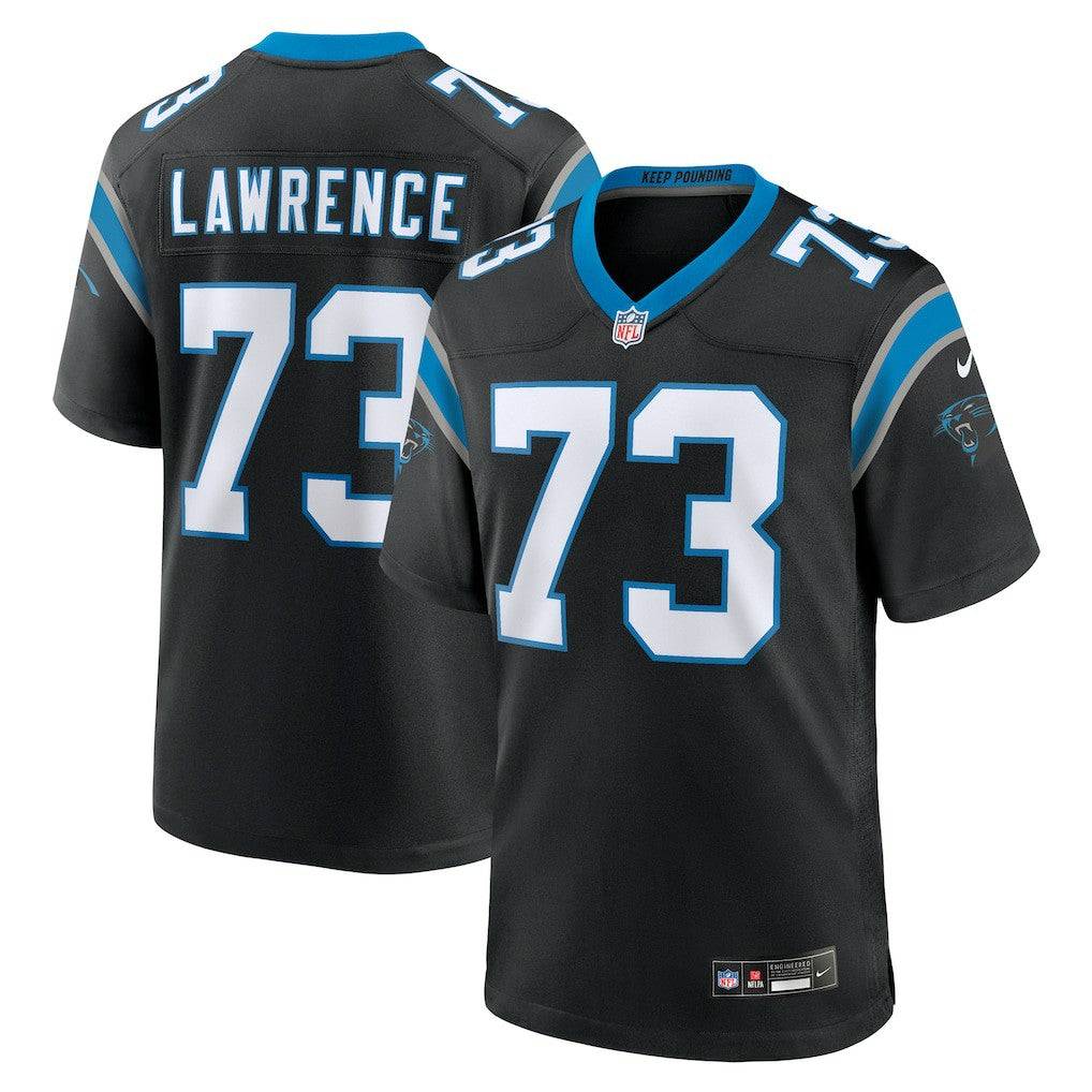 Rashard Lawrence Carolina Panthers Game Jersey - Black | Nike for sale