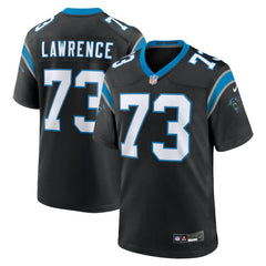 Rashard Lawrence Carolina Panthers Game Jersey - Black | Nike for sale