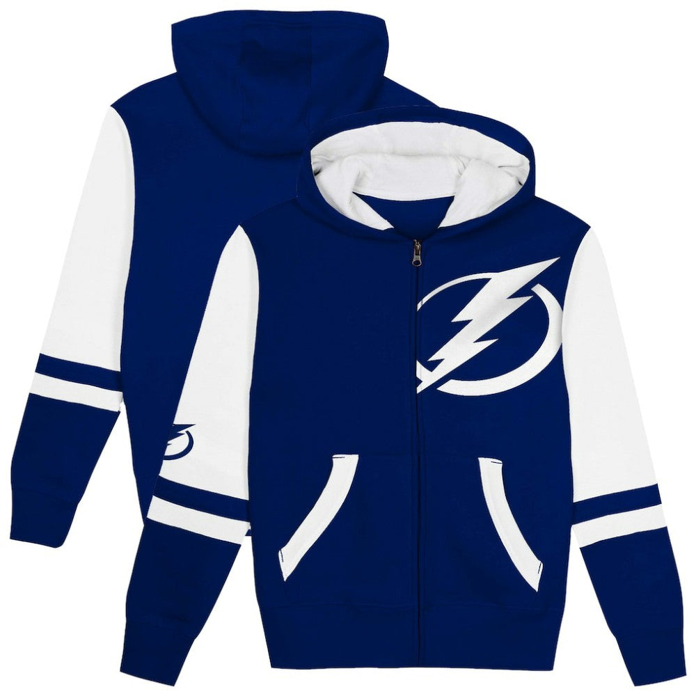 Tampa Bay Lightning Preschool Face Off Full-Zip Hoodie Blue