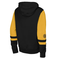 Boston Bruins Youth Face Off Full-Zip Hoodie Black
