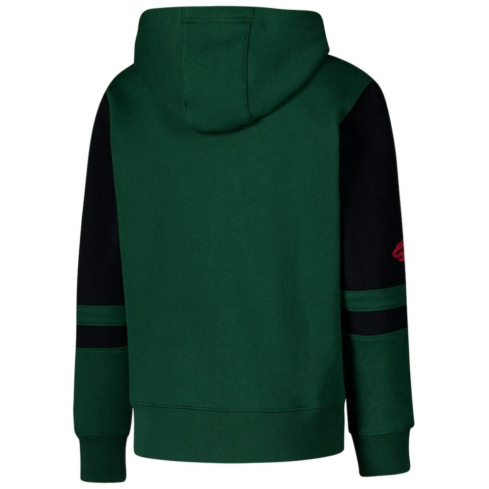 Minnesota Wild Youth Face Off Full-Zip Hoodie Green