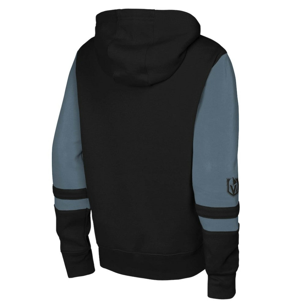 Vegas Golden Knights Youth Face Off Full-Zip Hoodie Black