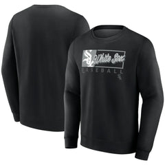 Chicago White Sox Profile Big & Tall Pullover Sweatshirt - Black