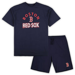 Boston Red Sox Profile Big & Tall T-Shirt & Shorts Combo Set