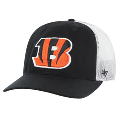 Cincinnati Bengals '47 Youth Trucker Adjustable Hat - Black/White cheap