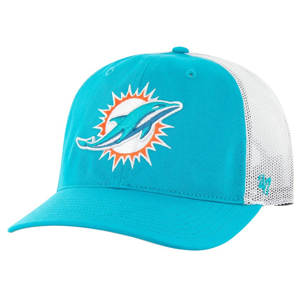 Miami Dolphins '47 Youth Trucker Adjustable Hat - Aqua/White cheap