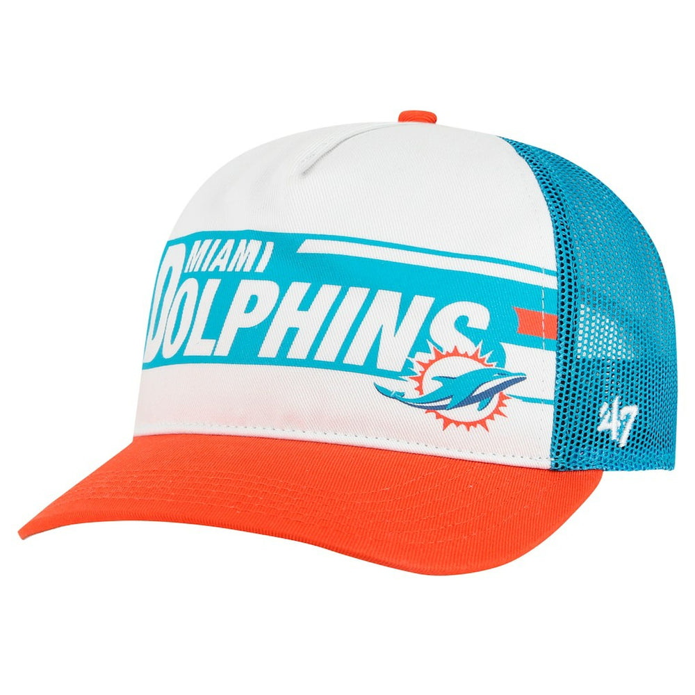 Miami Dolphins '47 Youth Trucker Adjustable Hat - White/Orange for sale