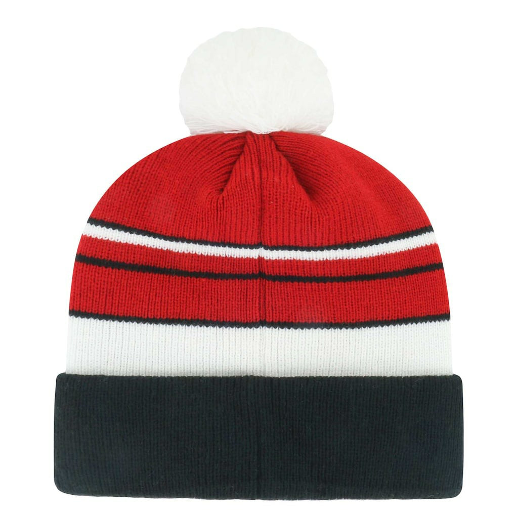 San Francisco 49ers '47 Youth Peewee Cuffed Knit Hat with Pom - Scarlet/Black cheap