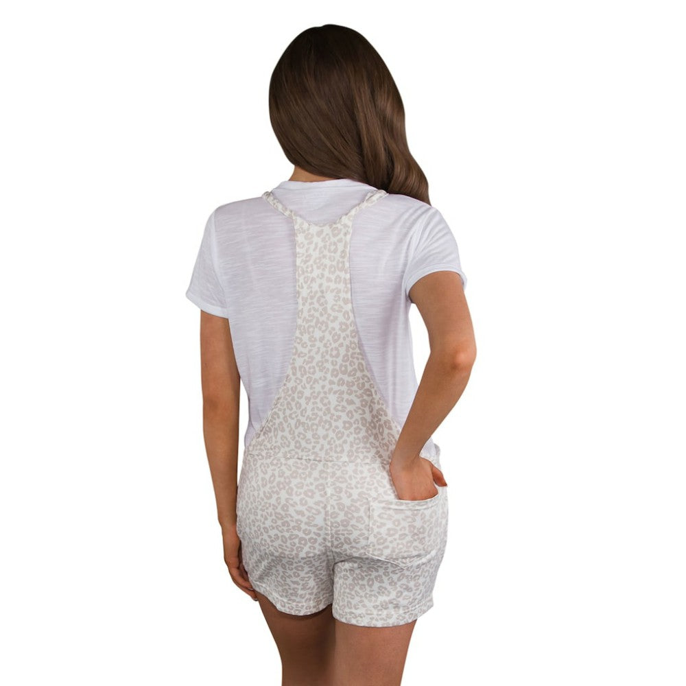 Cincinnati Reds Concepts Sport Women's Montana Hacci Knit Romper Overalls - Cream