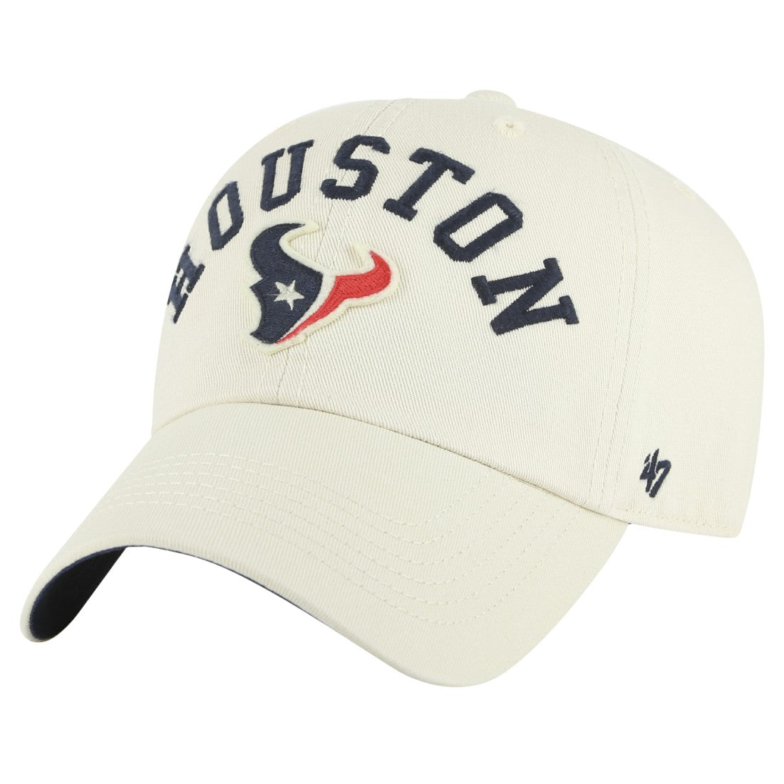 Houston Texans '47 Clubhouse Faber Clean Up Adjustable Hat - Cream discount