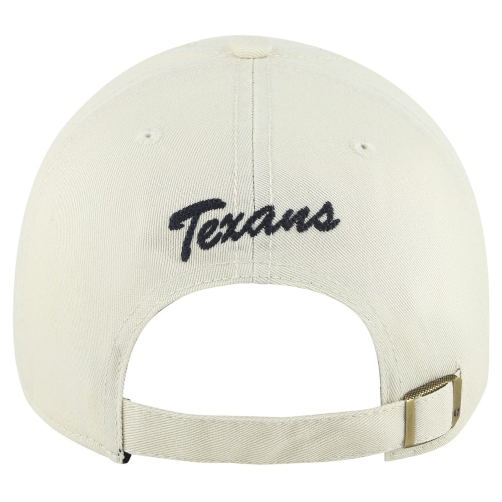 Houston Texans '47 Clubhouse Faber Clean Up Adjustable Hat - Cream discount