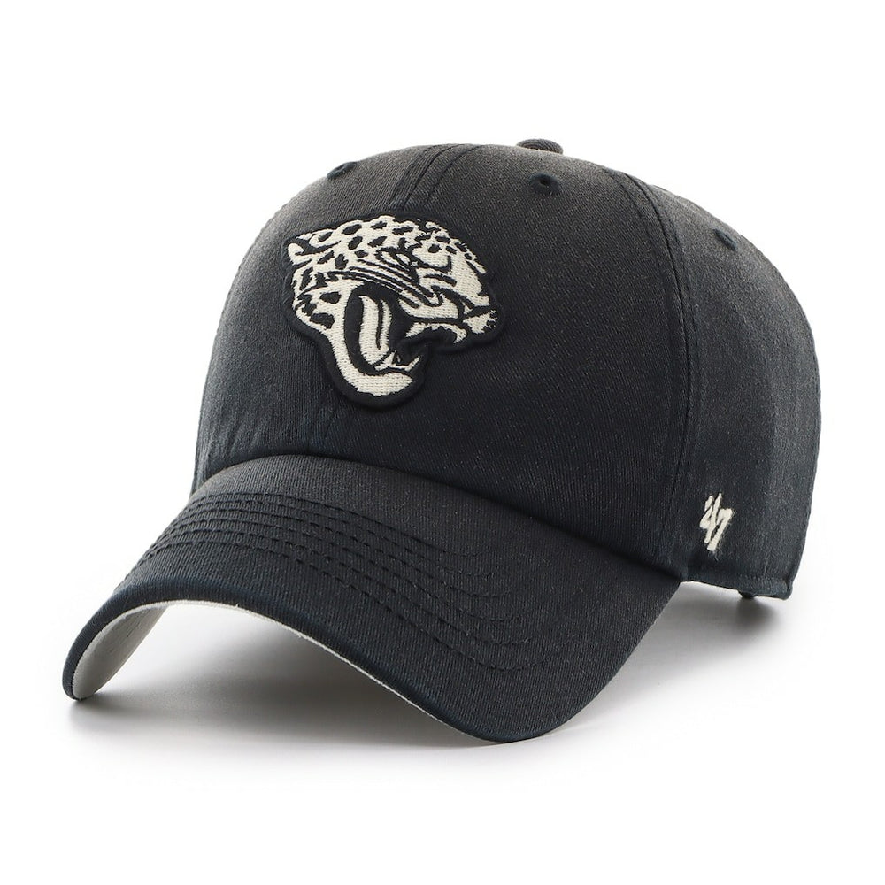 Jacksonville Jaguars '47 Dusted Relaxed Clean Up Adjustable Hat - Black for sale