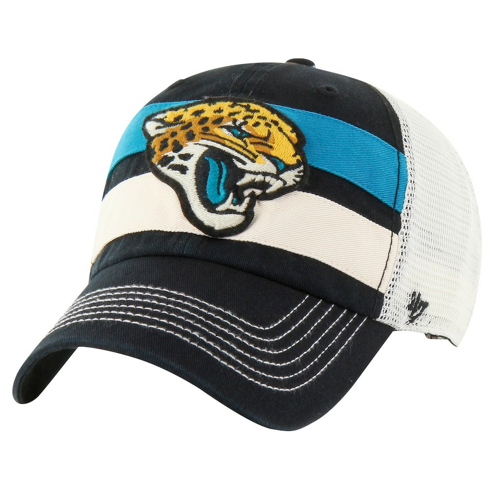 Jacksonville Jaguars '47 Clubhouse Boon Clean-Up Trucker Adjustable Hat - Black for sale