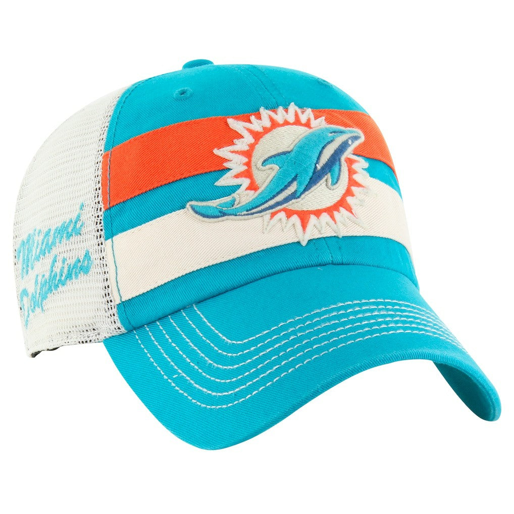 Miami Dolphins '47 Clubhouse Boon Clean-Up Trucker Adjustable Hat - Aqua on sale