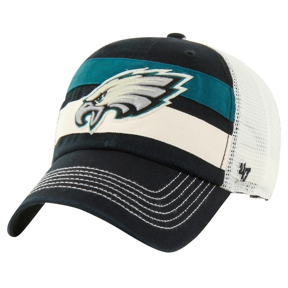 Philadelphia Eagles '47 Clubhouse Boon Clean-Up Trucker Adjustable Hat - Black outlet