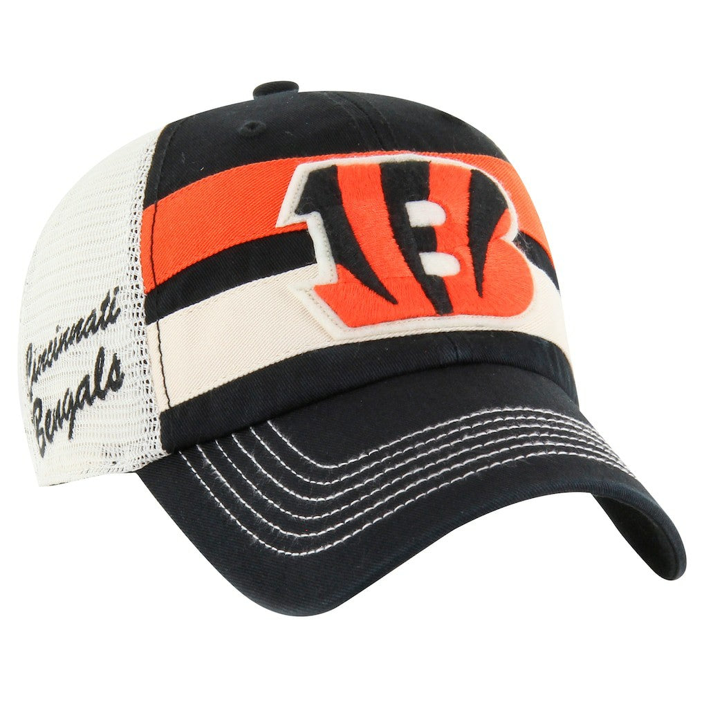 Cincinnati Bengals '47 Clubhouse Boon Clean-Up Trucker Adjustable Hat - Black cheap