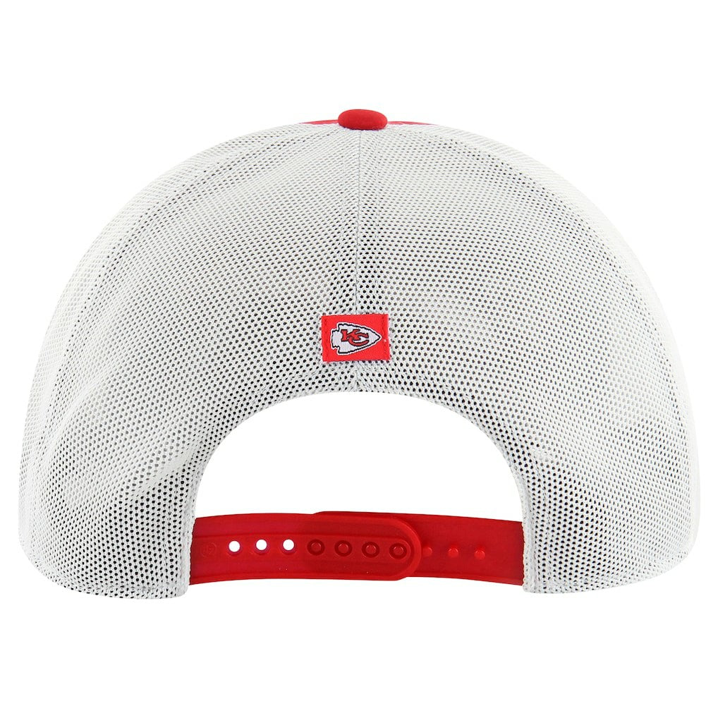 Kansas City Chiefs '47 Downburst Relaxed Hitch Trucker Adjustable Hat - Red/White for sale