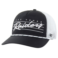 Las Vegas Raiders '47 Downburst Relaxed Hitch Trucker Adjustable Hat - Black/White online