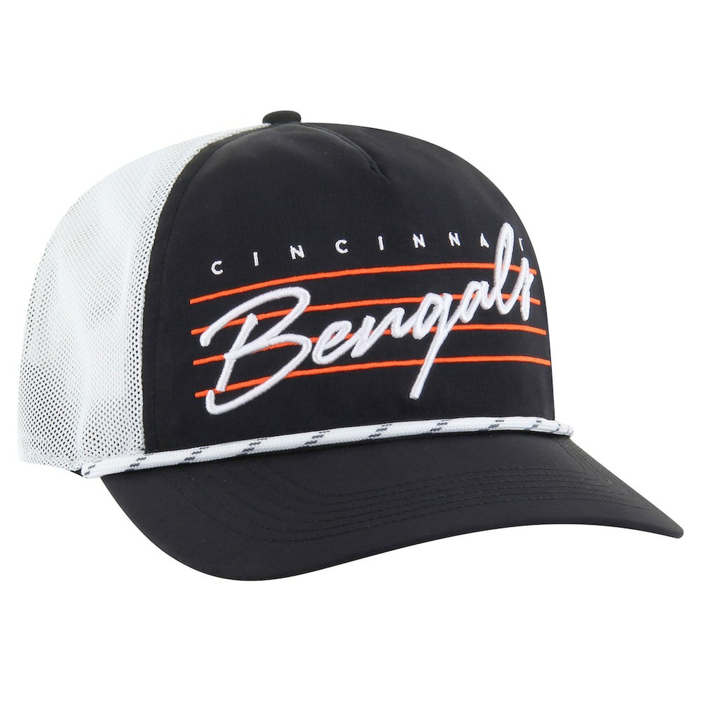 Cincinnati Bengals '47 Downburst Relaxed Hitch Trucker Adjustable Hat - Black/White discount