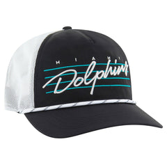 Miami Dolphins '47 Downburst Relaxed Hitch Trucker Adjustable Hat - Black/White online