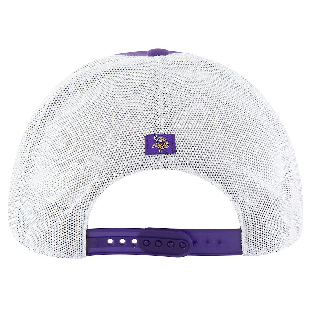 Minnesota Vikings '47 Downburst Relaxed Hitch Trucker Adjustable Hat - Purple/White for sale