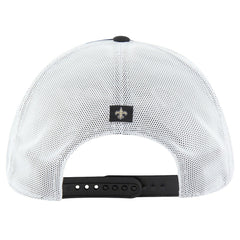 New Orleans Saints '47 Downburst Relaxed Hitch Trucker Adjustable Hat - Black/White outlet