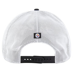 Pittsburgh Steelers '47 Downburst Relaxed Hitch Trucker Adjustable Hat - Black/White for sale
