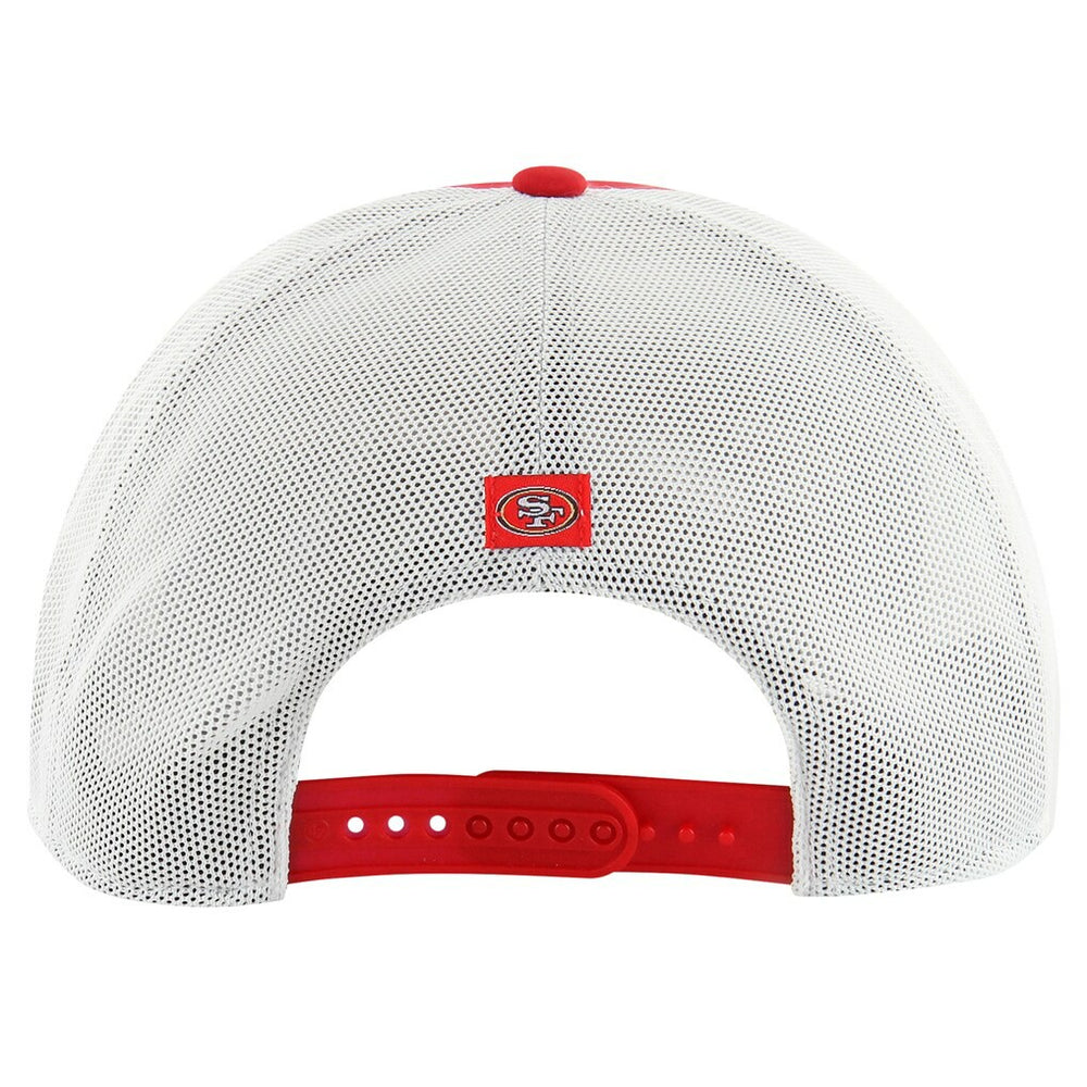 San Francisco 49ers '47 Downburst Relaxed Hitch Trucker Adjustable Hat - Scarlet/White for sale