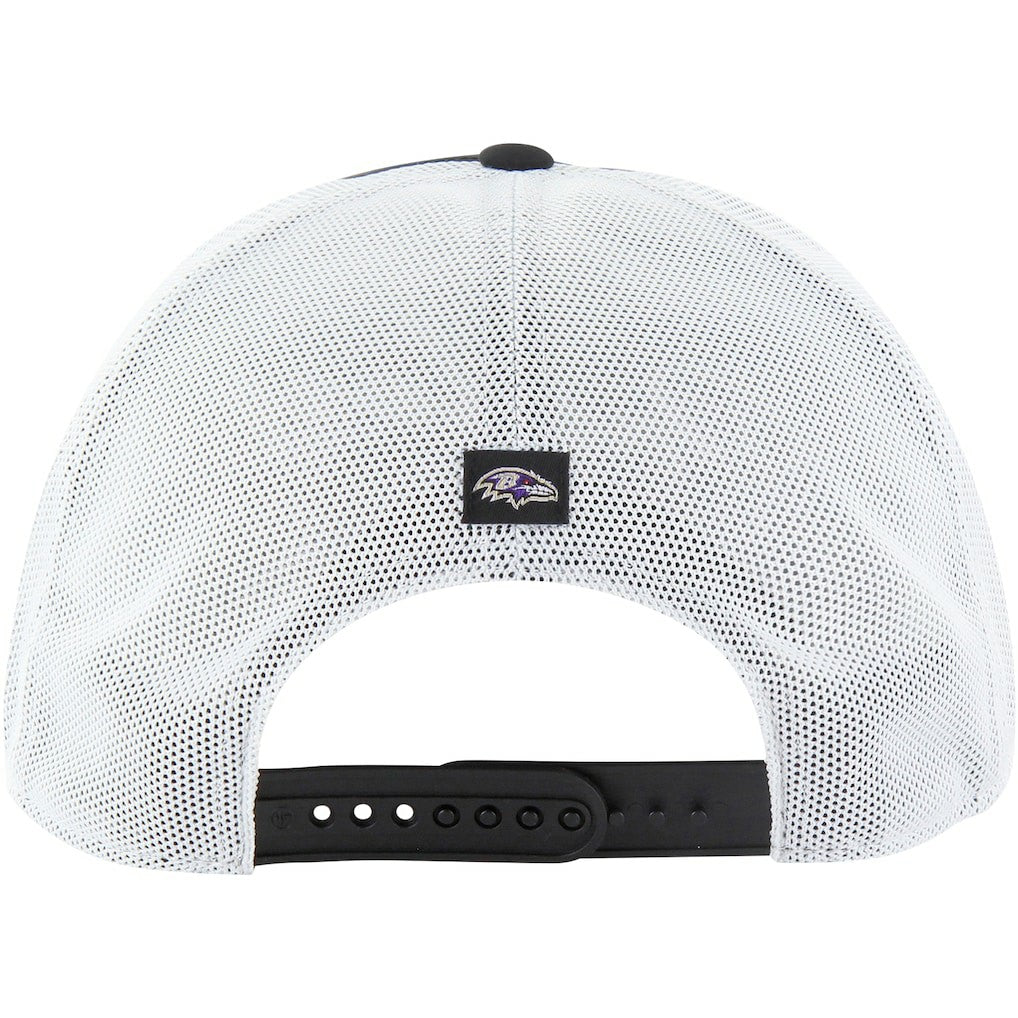 Baltimore Ravens '47 Downburst Relaxed Hitch Trucker Adjustable Hat - Black/White cheap