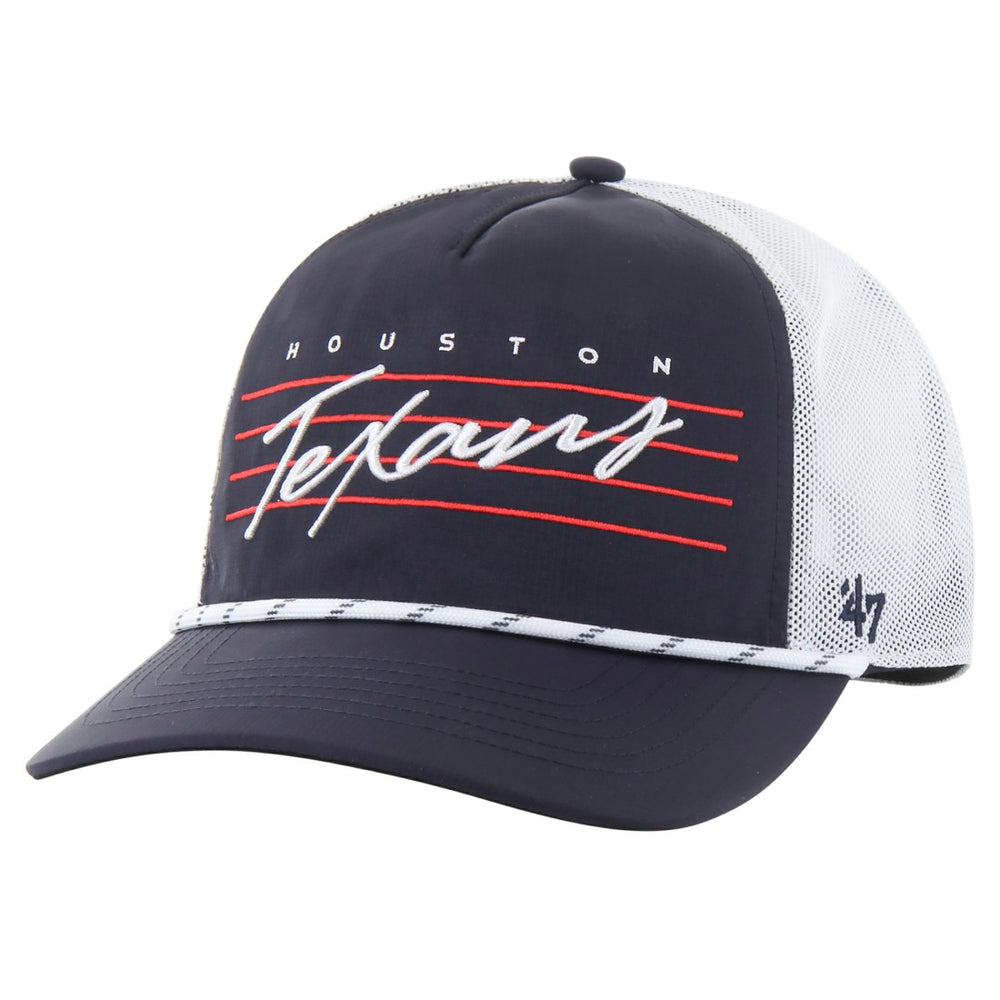 Houston Texans '47 Downburst Relaxed Hitch Trucker Adjustable Hat - Navy/White discount