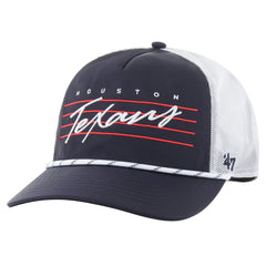 Houston Texans '47 Downburst Relaxed Hitch Trucker Adjustable Hat - Navy/White discount