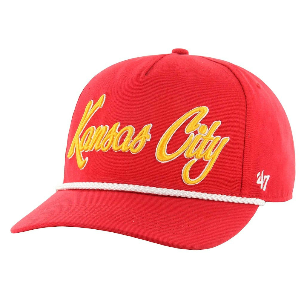 Kansas City Chiefs '47 Overhand Hitch Adjustable Hat - Red for sale