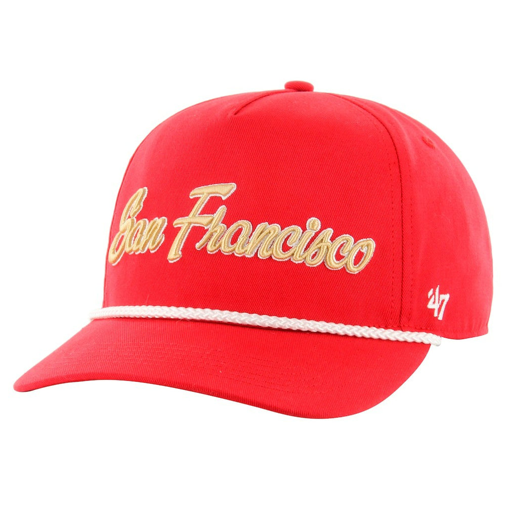 San Francisco 49ers '47 Overhand Hitch Adjustable Hat - Scarlet online