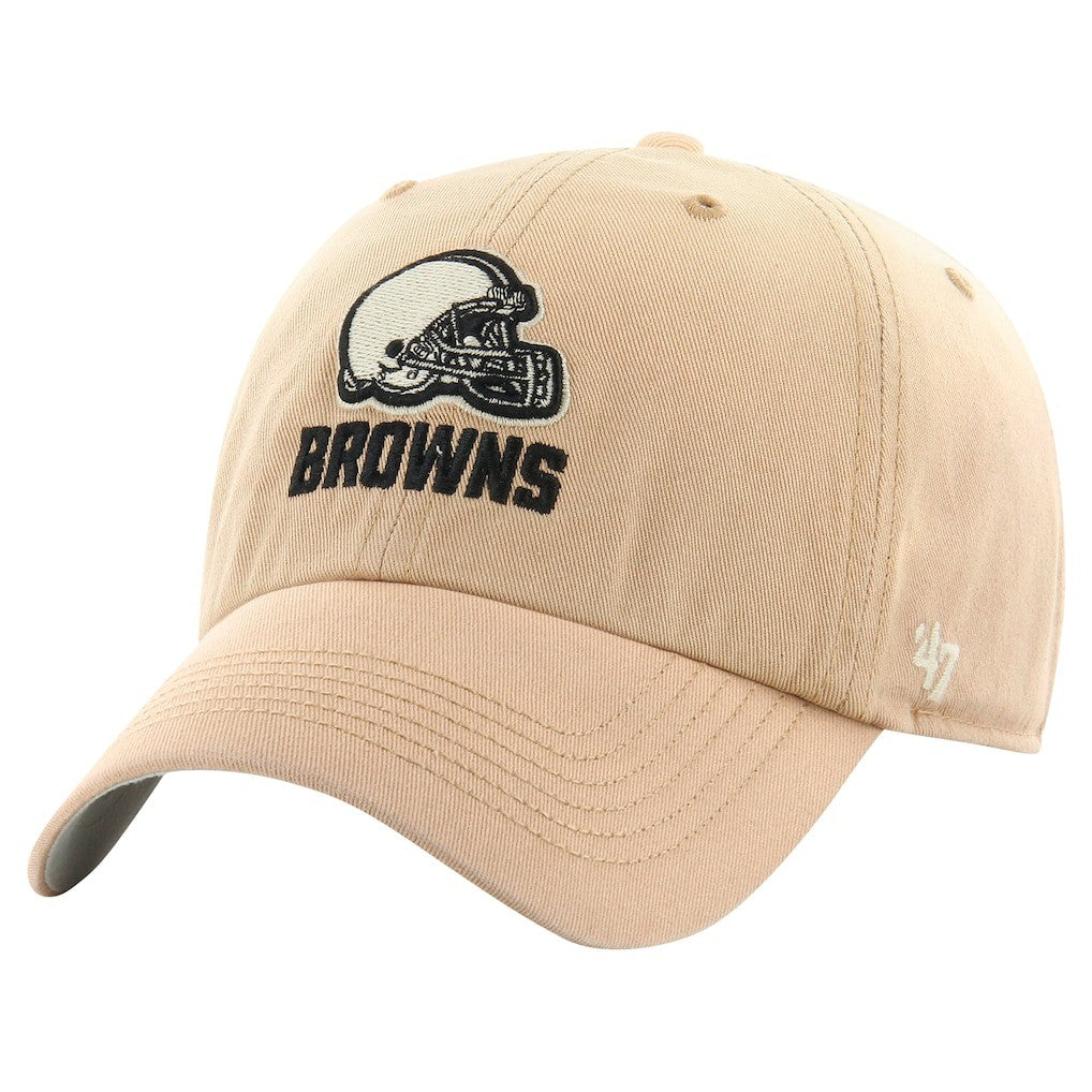 Cleveland Browns '47 Dusted Relaxed Franchise Fitted Hat - Khaki online