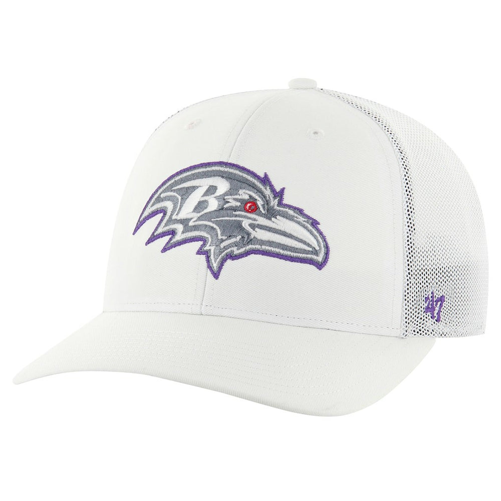 Baltimore Ravens '47 Snowball Trophy Stretch Fit Hat - White on sale