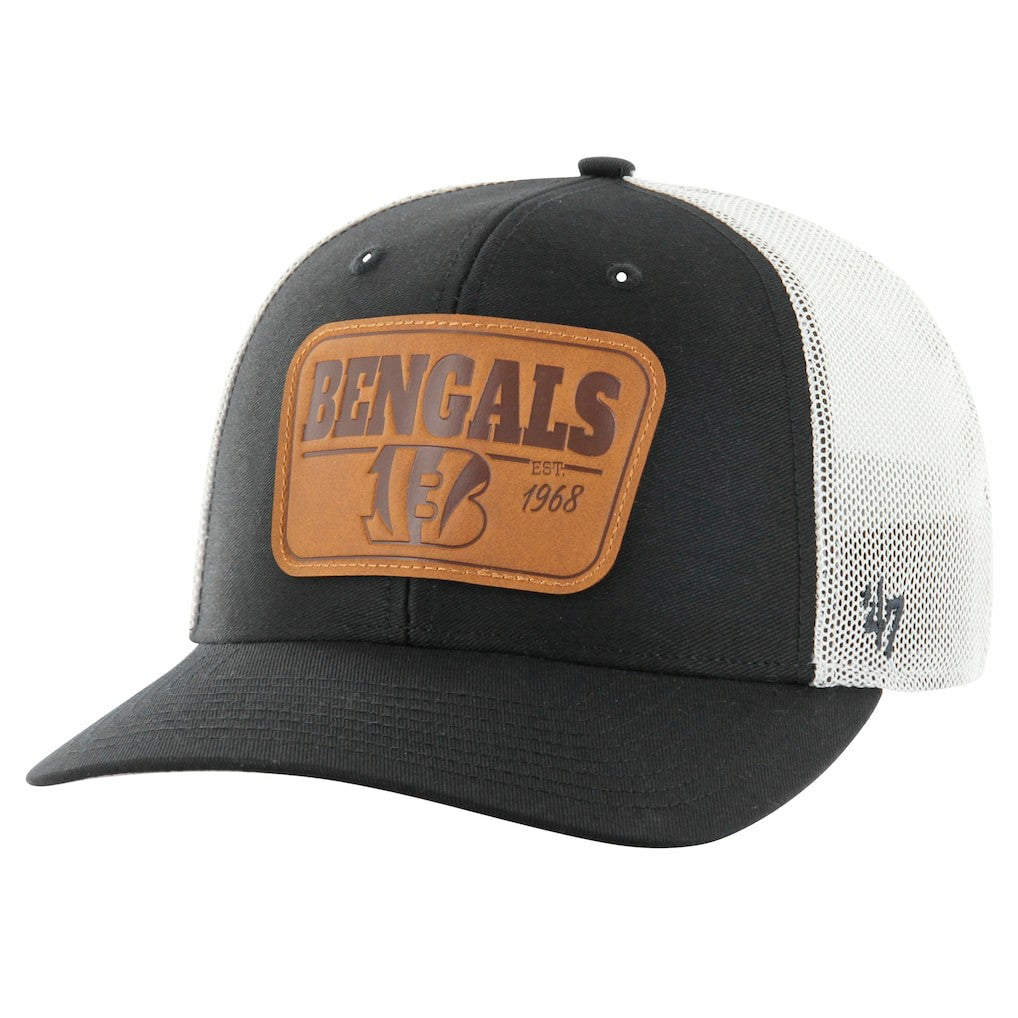 Cincinnati Bengals '47 Thrash Trophy Flex Hat - Black/White cheap