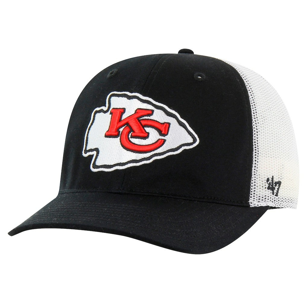 Kansas City Chiefs '47 Team Unstructured Trucker Adjustable Hat - Black/White sale