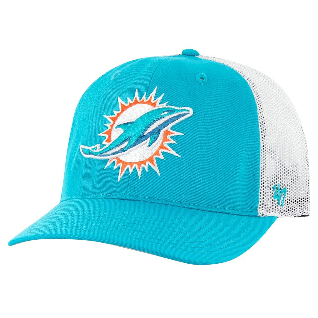 Miami Dolphins '47 Team Unstructured Trucker Adjustable Hat - Aqua/White discount