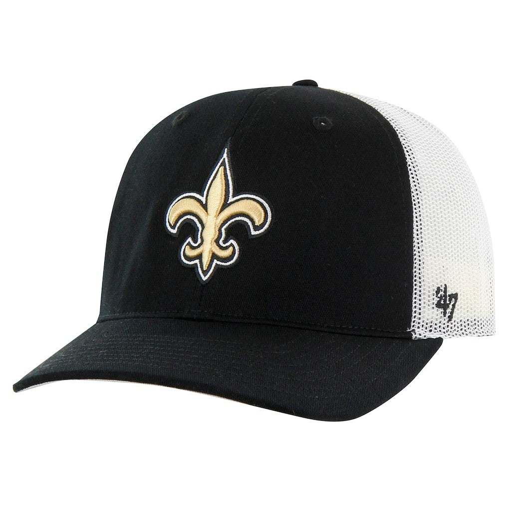 New Orleans Saints '47 Team Unstructured Trucker Adjustable Hat - Black/White online