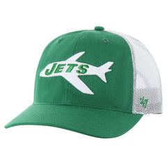 New York Jets '47 Team Unstructured Trucker Adjustable Hat - Kelly Green/White discount