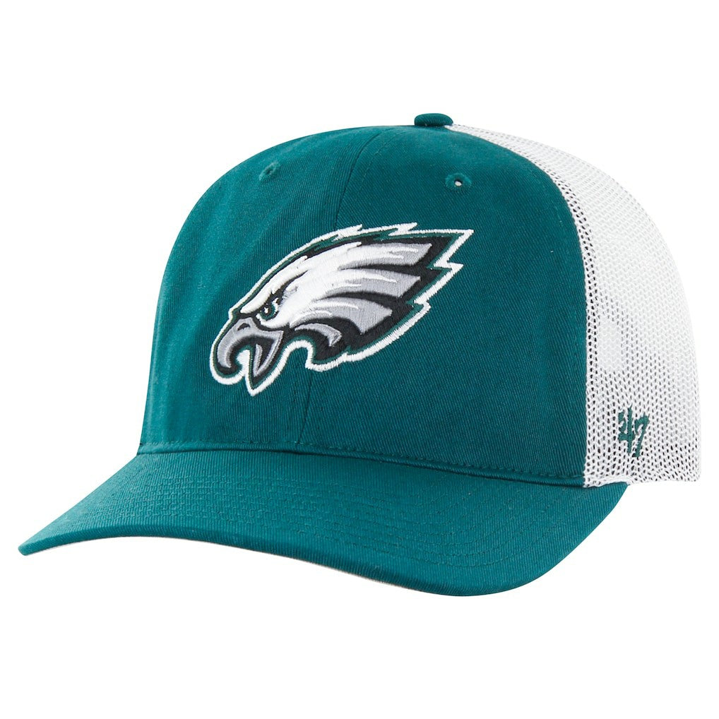 Philadelphia Eagles '47 Team Unstructured Trucker Adjustable Hat - Green/White on sale