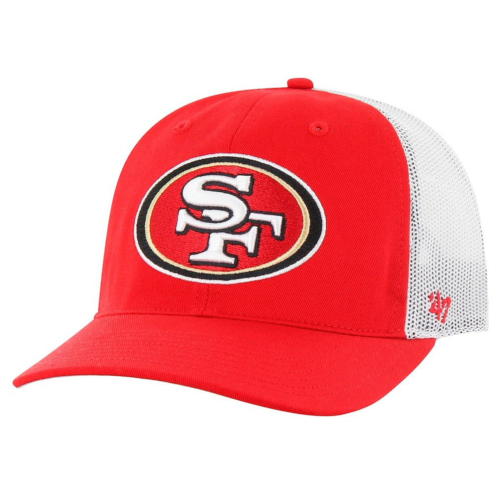 San Francisco 49ers '47 Team Unstructured Trucker Adjustable Hat - Scarlet/White online