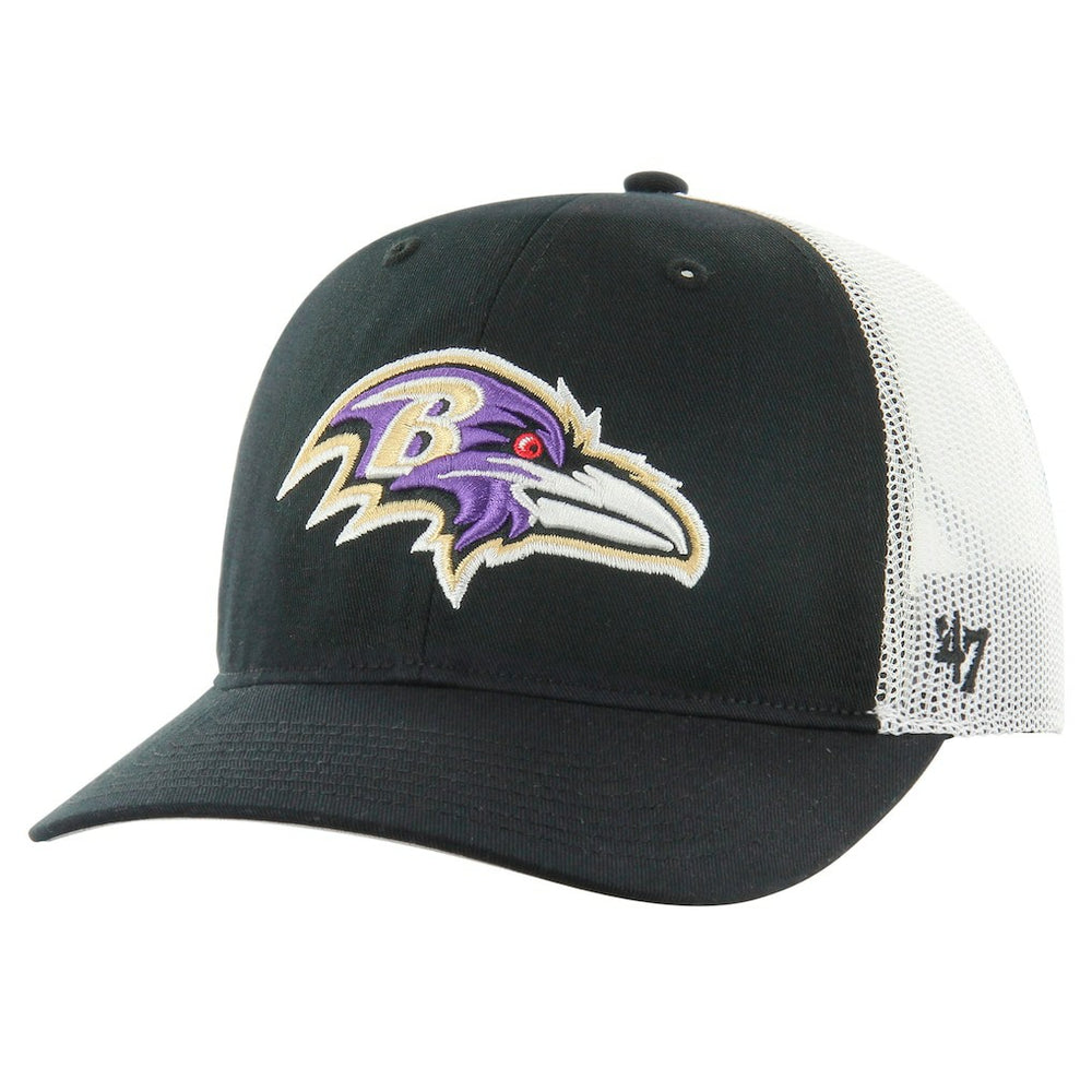 Baltimore Ravens '47 Team Unstructured Trucker Adjustable Hat - Black/White online