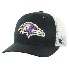 Baltimore Ravens '47 Team Unstructured Trucker Adjustable Hat - Black/White online