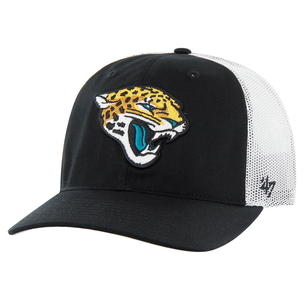 Jacksonville Jaguars '47 Team Unstructured Trucker Adjustable Hat - Black/White discount