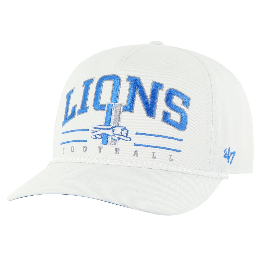 Detroit Lions '47 Roscoe Hitch Rope Adjustable Hat - White on sale