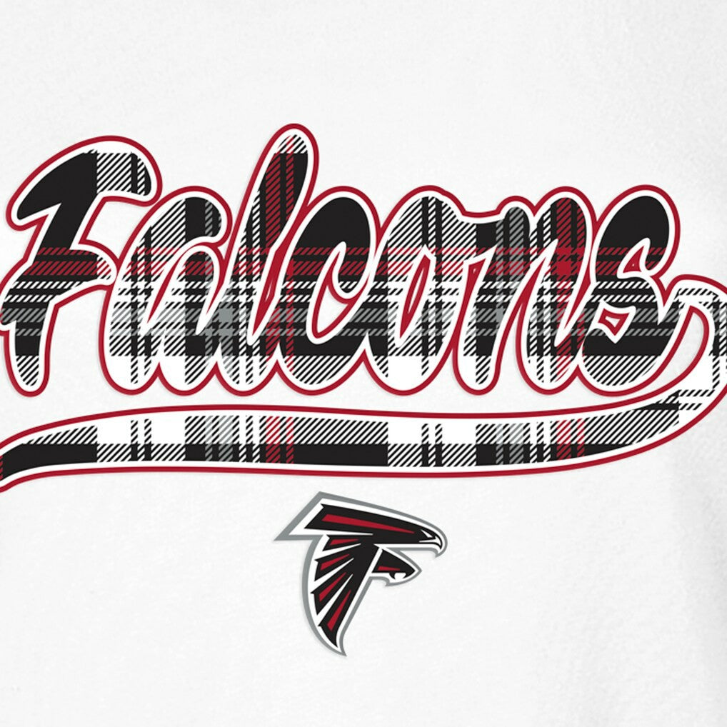 Atlanta Falcons New Era Women's 3rd Down T-Shirt - White/Red on sale