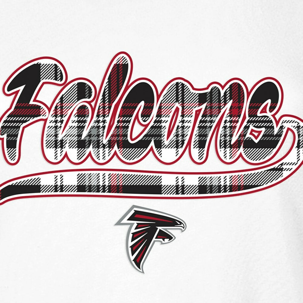 Atlanta Falcons New Era Women's 3rd Down T-Shirt - White/Red on sale